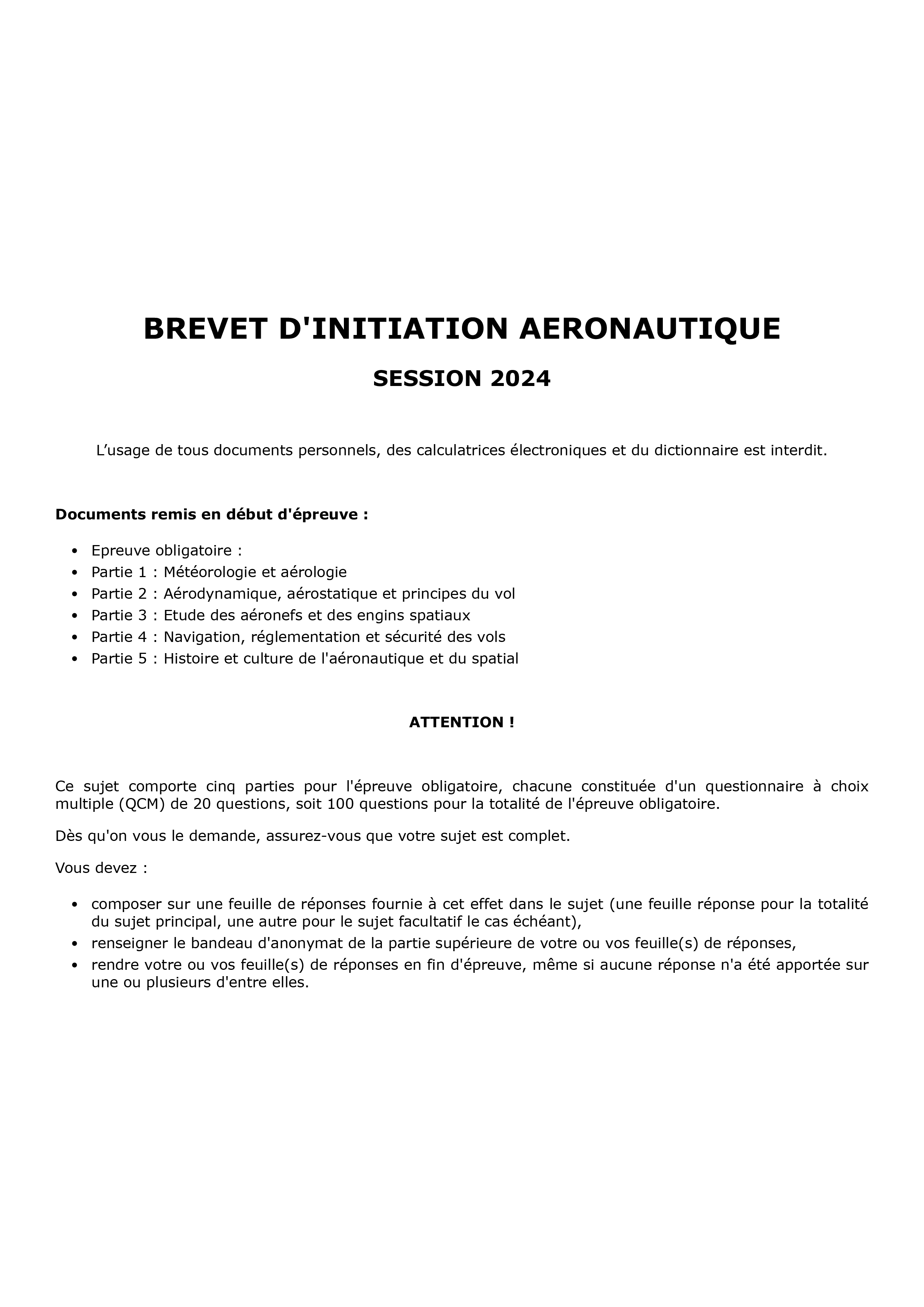 Sujet BIA 2024