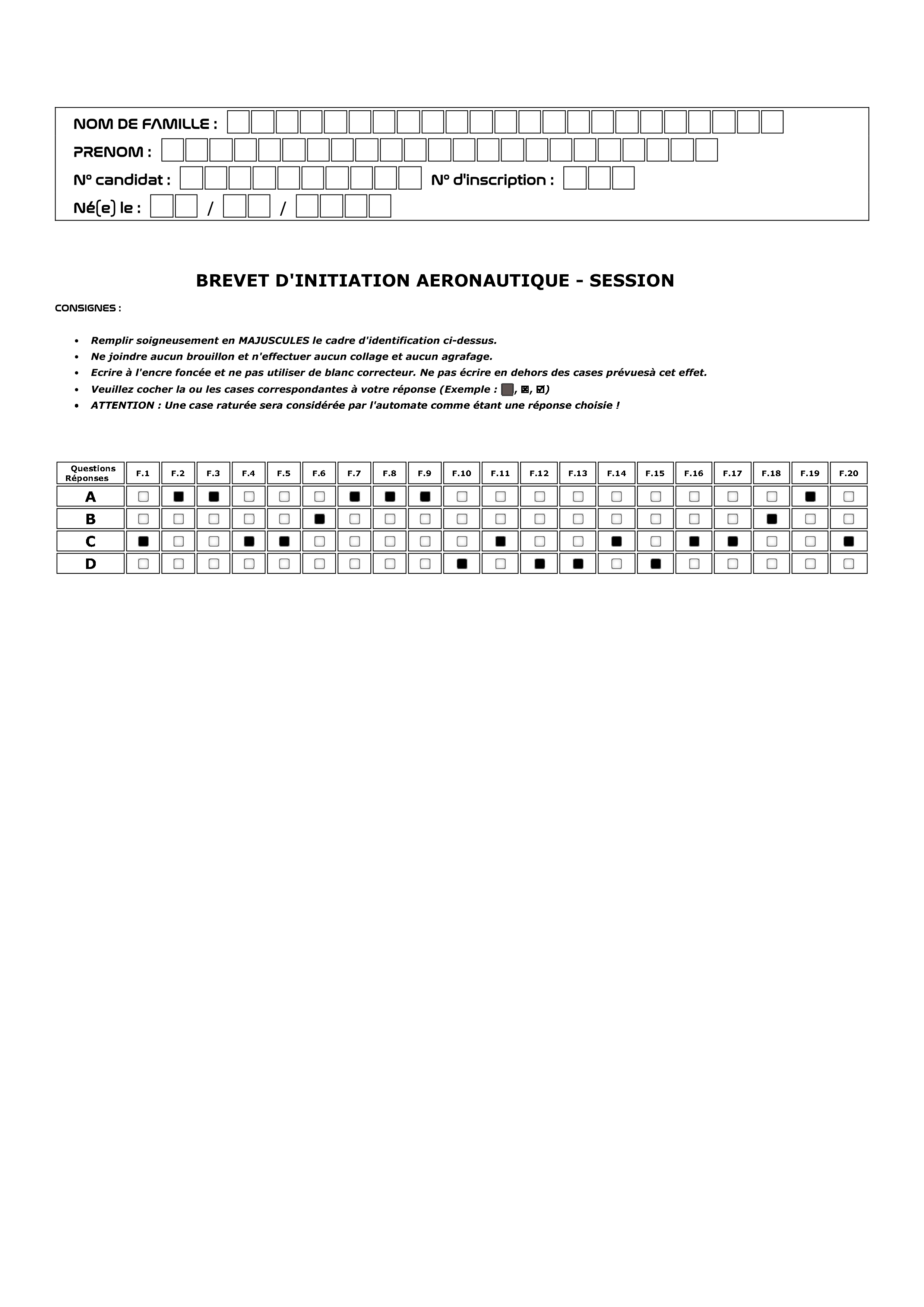 Correction BIA 2024 épreuve facultative